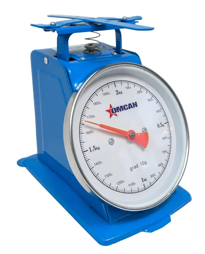 2 Kg. capacity Dial Spring Scale with Stainless Steel Plate