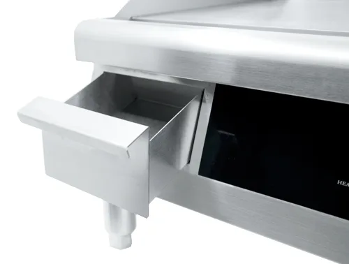 24" Countertop Stainless Steel Electric Griddle