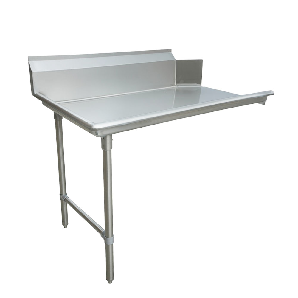 36" Stainless Steel Clean Dish Table – Left Side