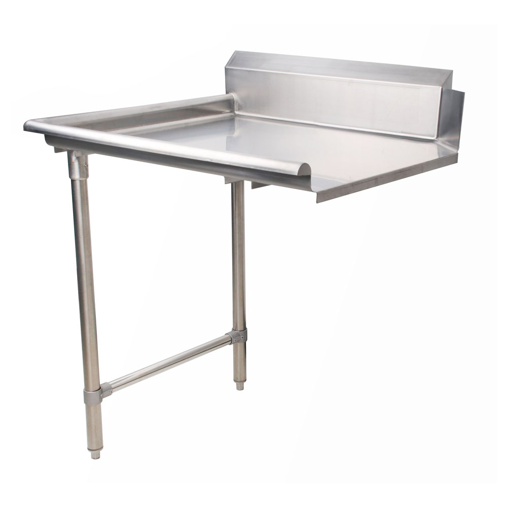 26" Stainless Steel Clean Dish Table – Left Side