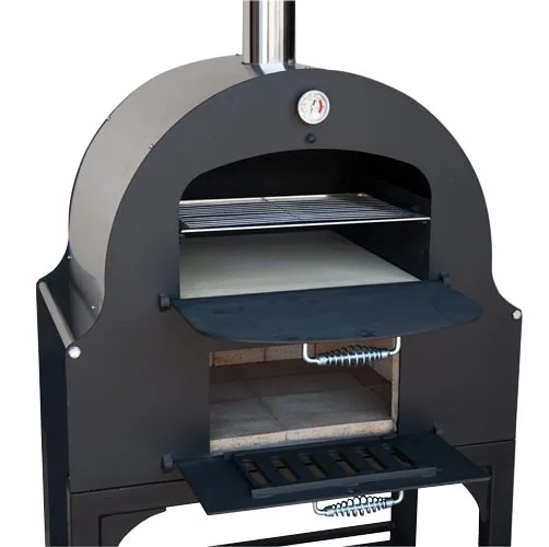 34" Outdoor Wood Burning Oven with Stainless Steel Oven Shelf