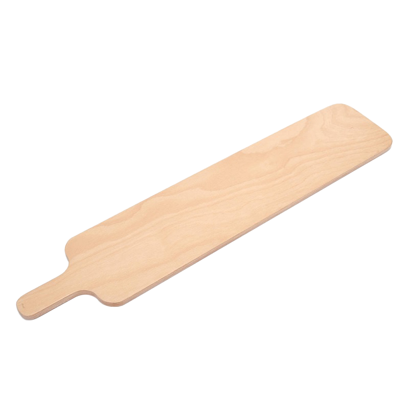 Linea Dori 31.5” x 6” Beech Wood Crostini Serving Board 1/2" Thick with 4” Handle
