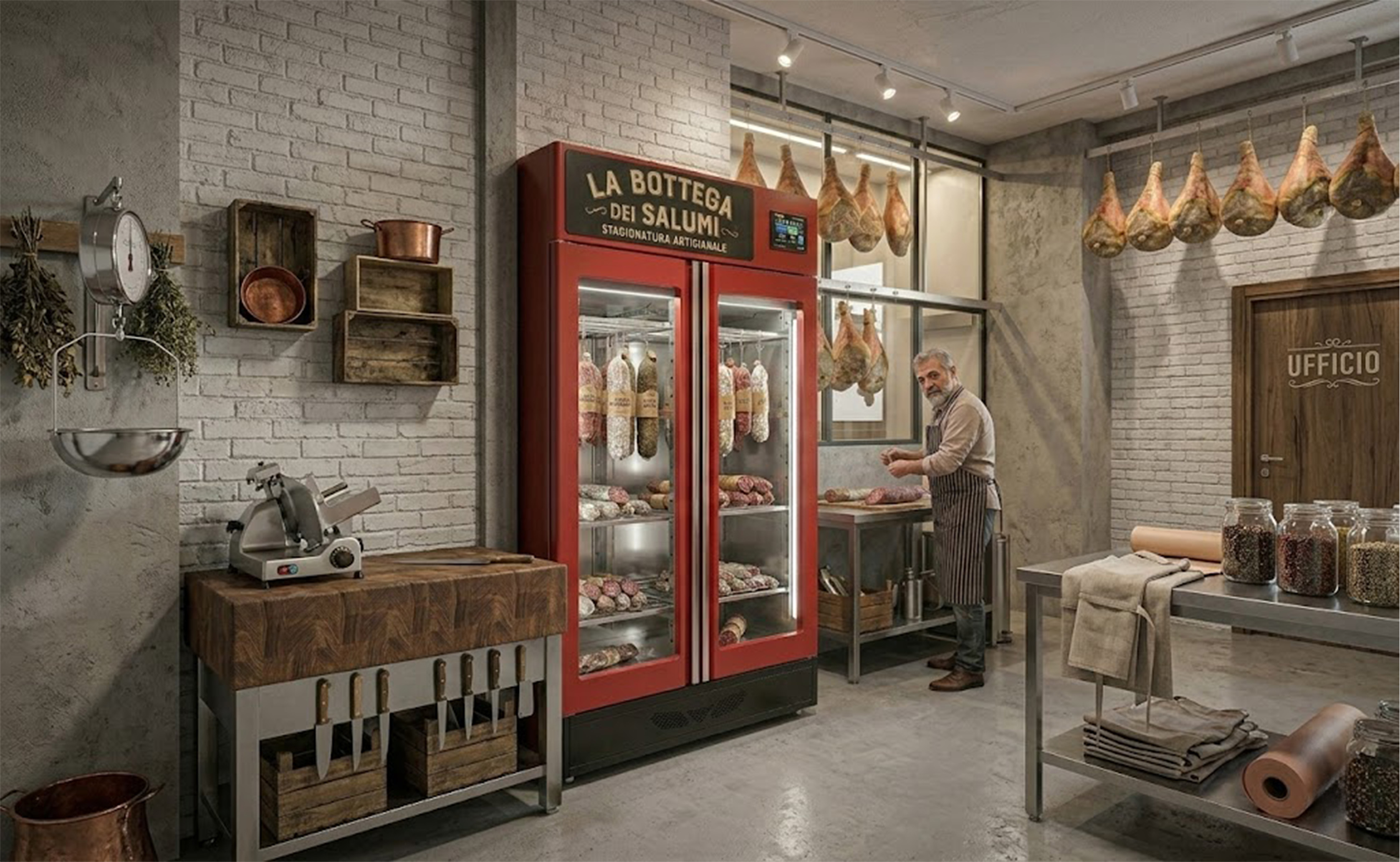 Stagionello® Curing Cabinet 440 LB/200 KG Capacity