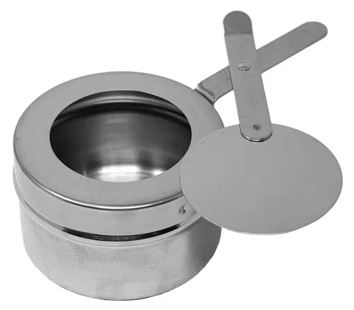 6 qt (5.6 L) Stainless Steel Round Chafing Dish with Roll Top Lid