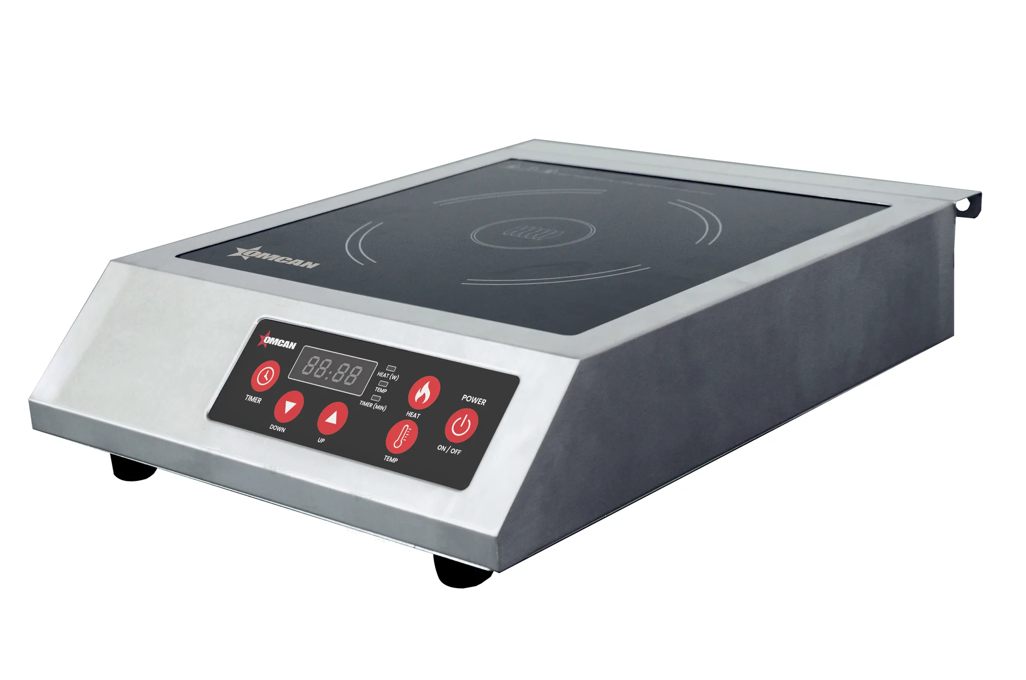 1.8 kW Stainless Steel Commercial Countertop Induction Cooker