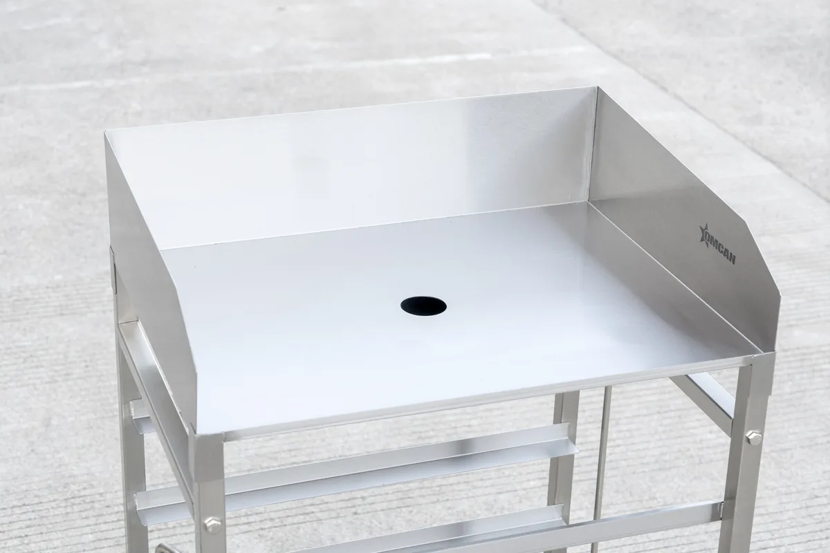 17.5″ x 24″ x 42″ Stainless Steel French Fry Dump Station