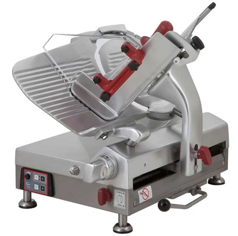Omas 13″ Gear-Driven Automatic Slicer with Plexiglass Protection | Trento – 0.6 HP, 120 V