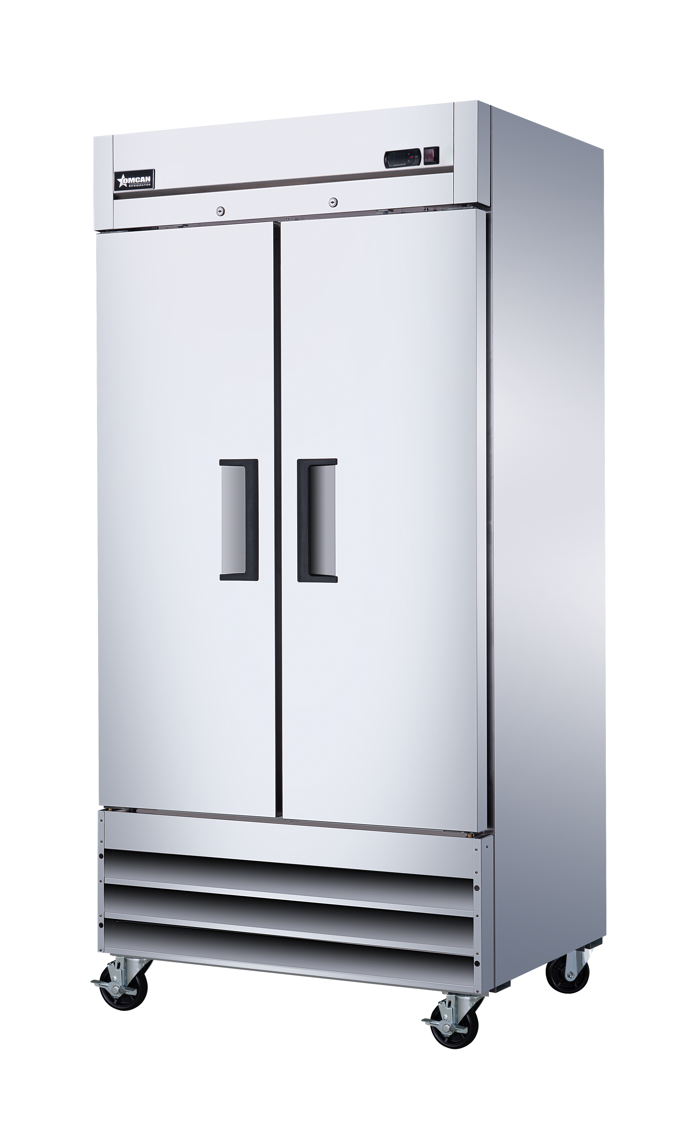 40” Two (2) Door Reach In Refrigerator, 26.5 cu.ft. (750 L), Stainless Steel