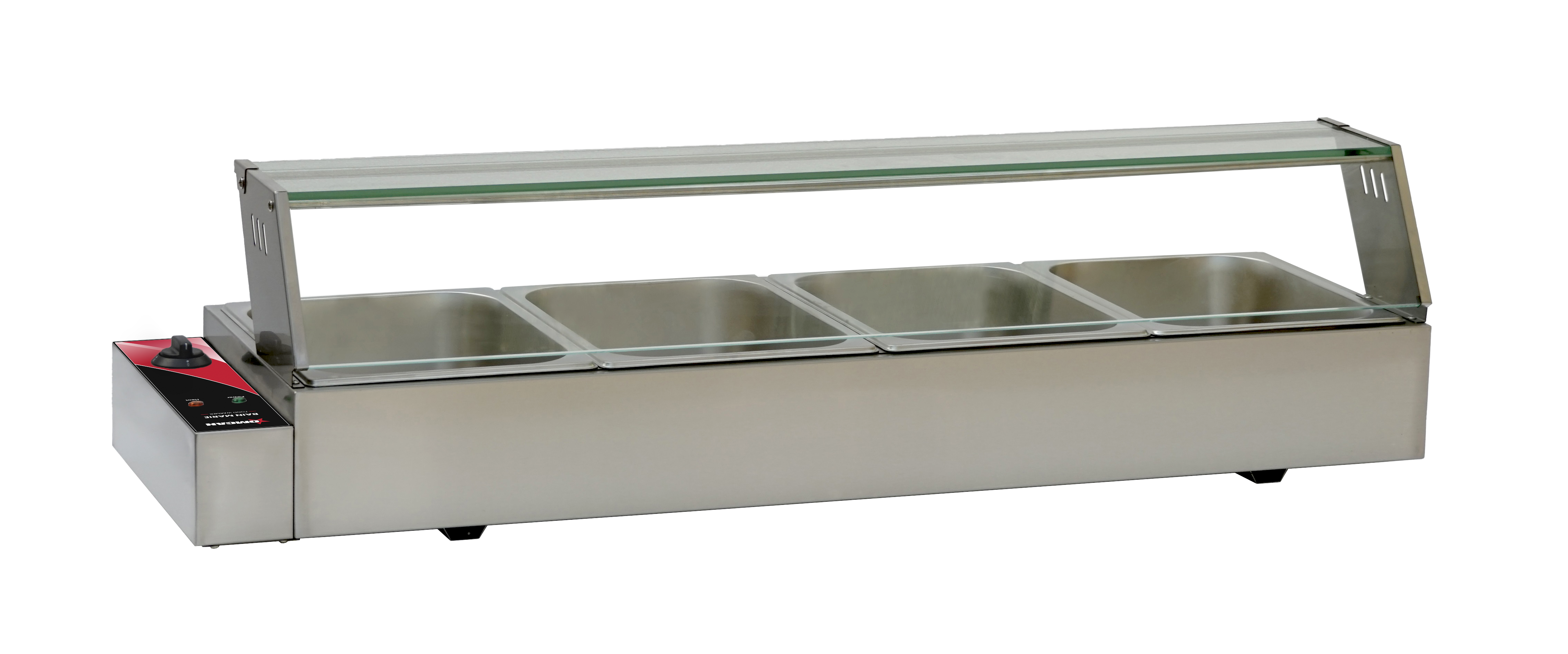 46.5" Bain Marie with 4 Half-size Pans - 1.5 kW, 120V/60Hz/1Ph