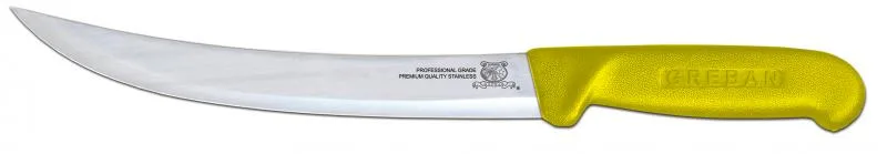8" Breaking Knife with Yellow Polypropylene Handle