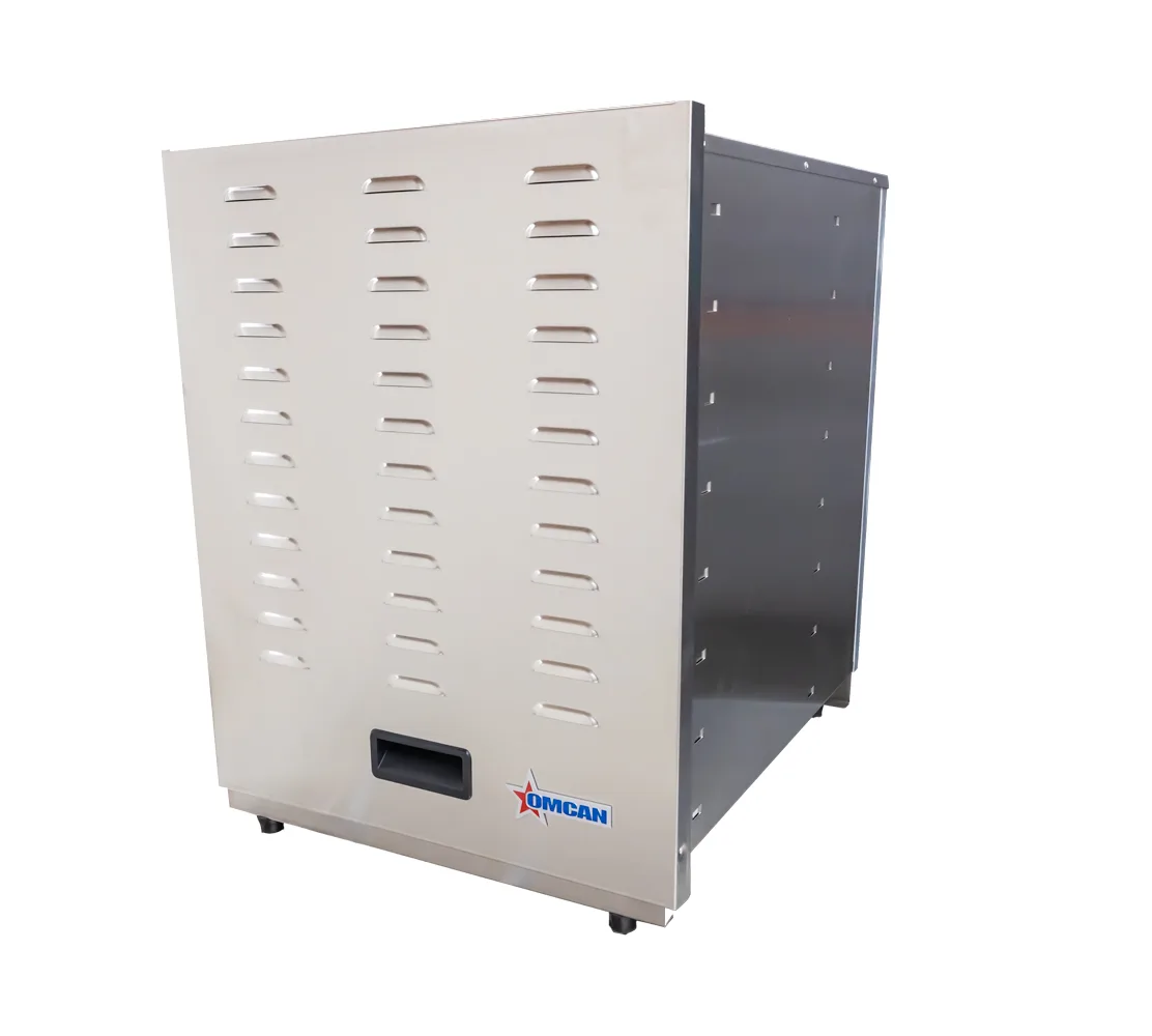 16 Tray Stainless Steel Food Dehydrator with Thermostat Control and Timer, 120V, 1000W