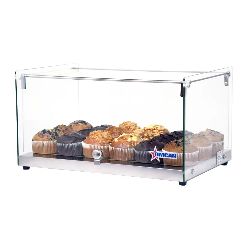 22" Countertop Food Display Case with Square Front Glass and 35 L capacity