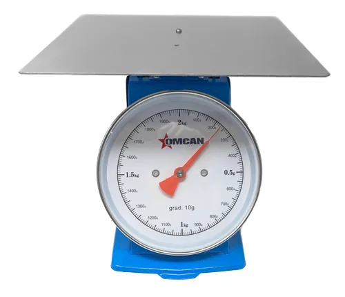 2 Kg. capacity Dial Spring Scale with Stainless Steel Plate