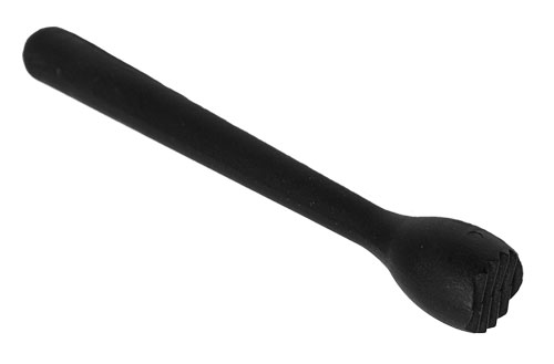Black Mojito Bar Muddler with Ridged Head