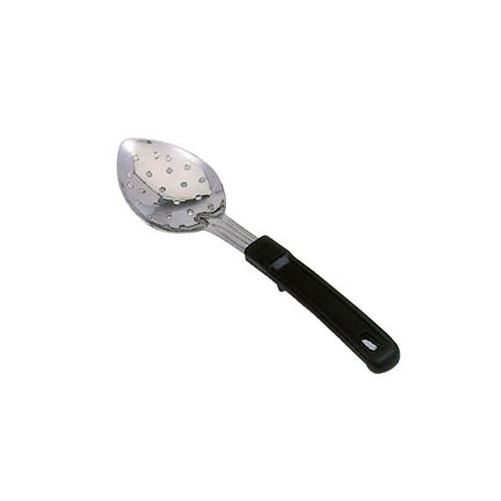 13" Stainless Steel Perforated Basting Spoon with Stop-Hook Handle