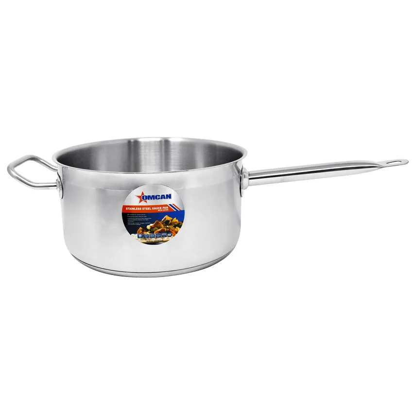 6 qt Stainless Steel Sauce Pan with Lid and Handle
