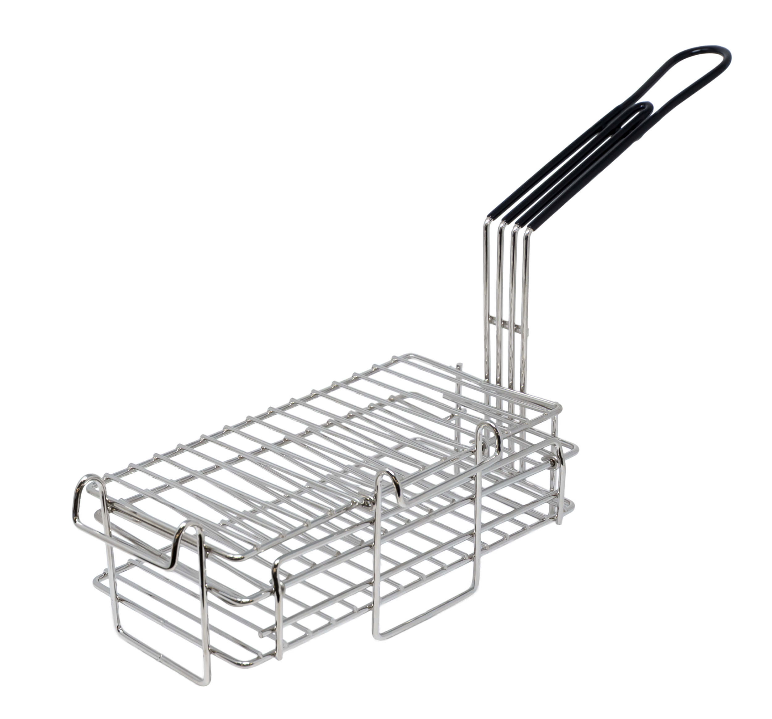 Nickel-Plated Steel Burrito Fryer Basket