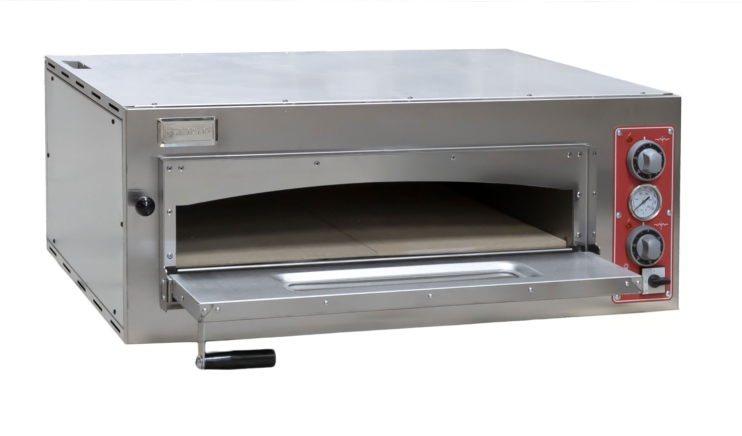 Trento Entry Max Series 39″ Single Chamber Pizza Oven with 27.6″ Chamber – 230 V, 3 Ph, 5.6 kW
