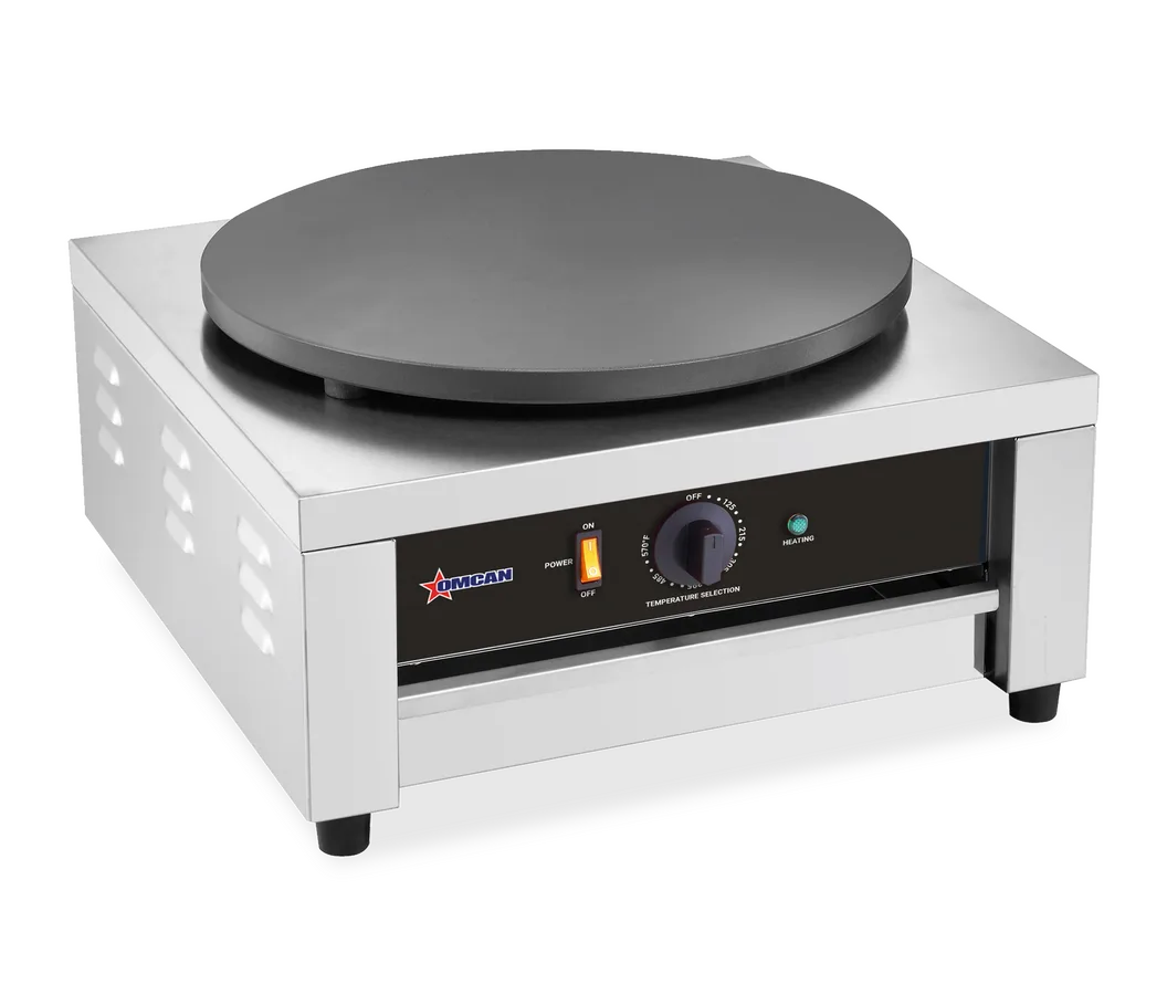 16″ Single Electric Cast Iron Crepe Maker – 120 V, 1750W