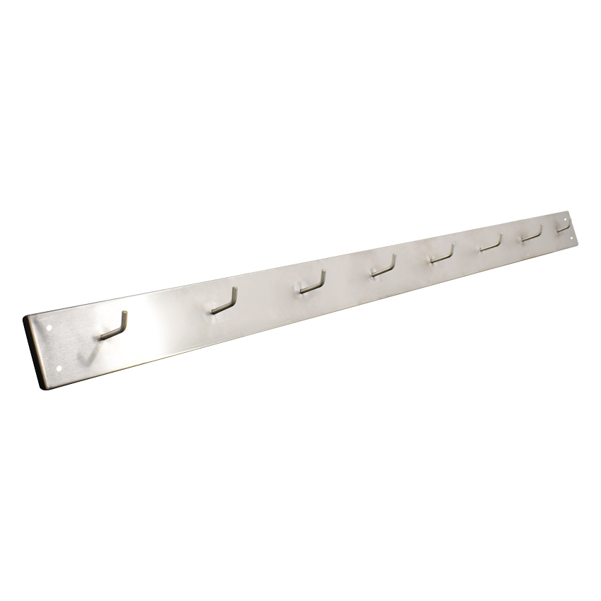 Stainless Steel Multi-Utility Hook Rack with 8 Hooks