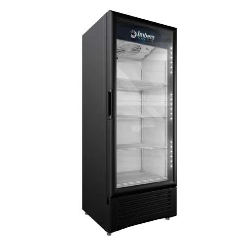Imbera 25″ One (1) Glass Door Refrigerator, 11.5 cu.ft. (326 L), Black