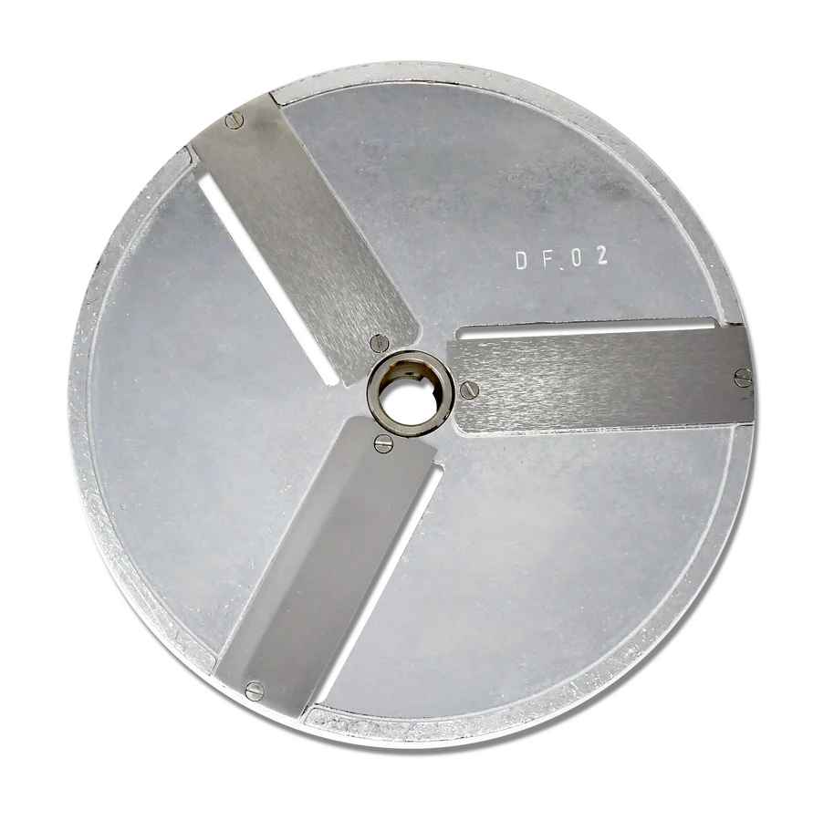 Straight Slicing Disc: 3-Blade 2 mm for items 10835, 10927, 19476 Food Processors