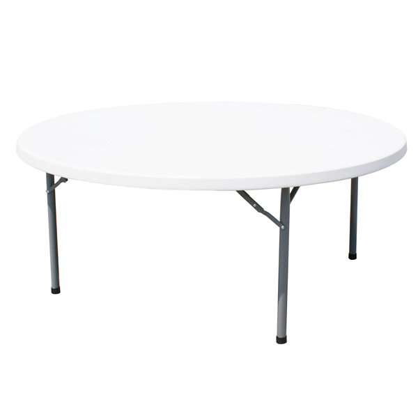 71" Solid Round Folding Table