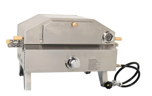 Stainless Steel Propane Pizza Oven with Foldable Legs 12,000 BTU