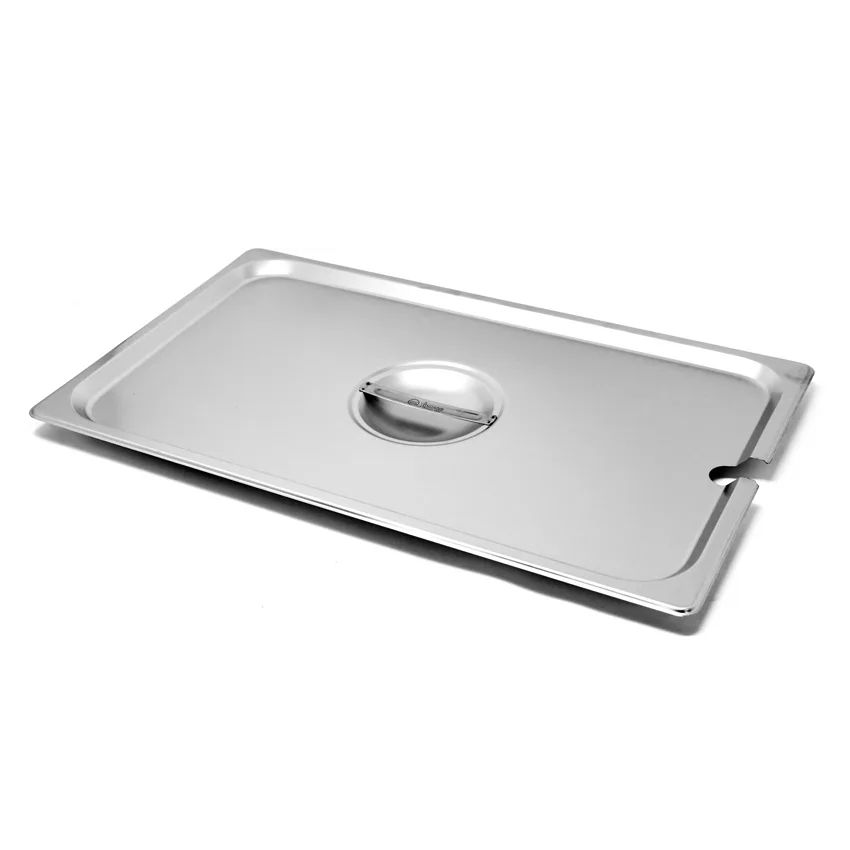 Full-Size Slotted Stainless Steel Steam Table Pan Cover
