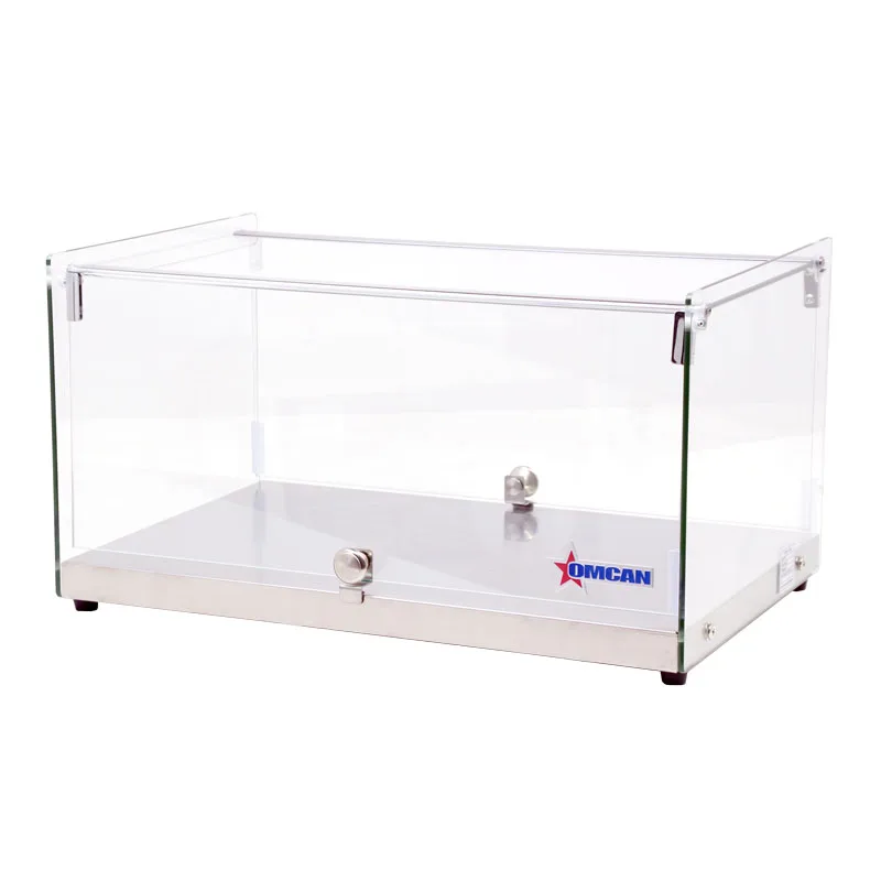 22" Countertop Food Display Case with Square Front Glass and 35 L capacity