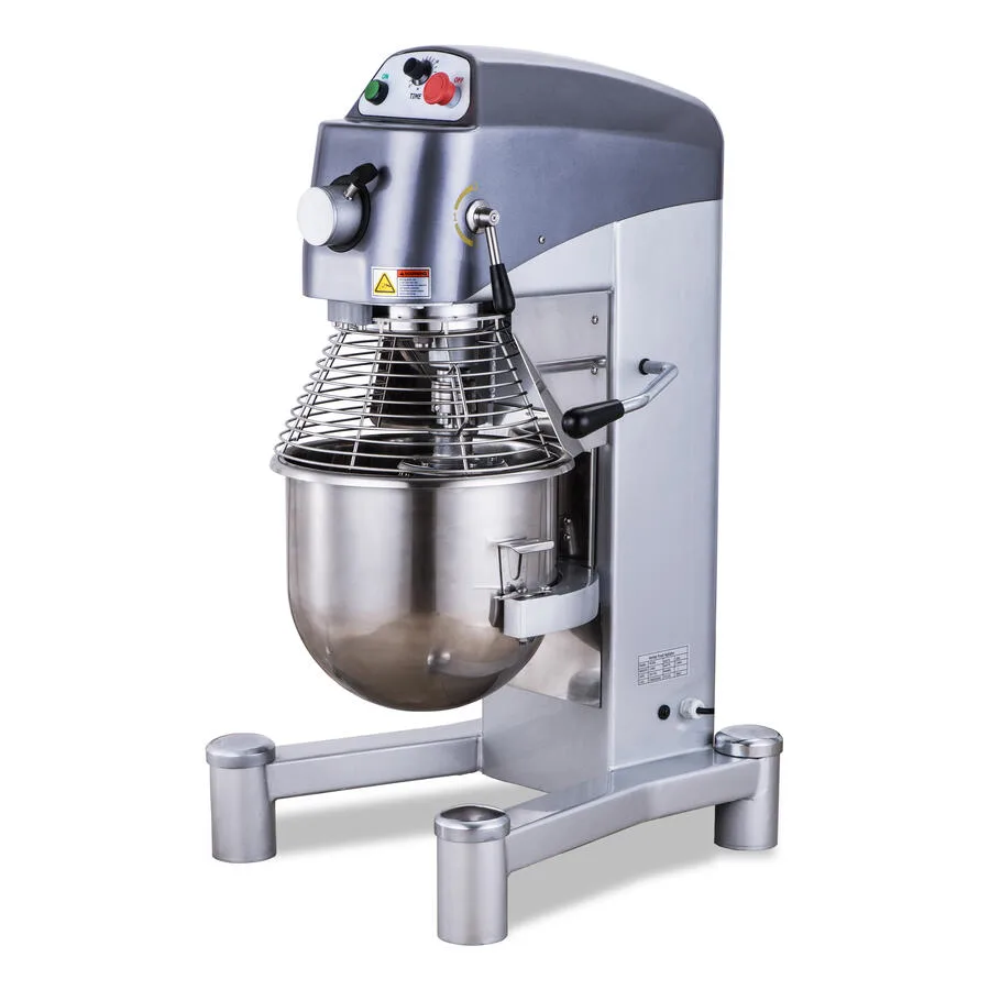 30 qt Heavy-Duty Planetary Mixer with Guard and Timer – 110V, 2000W