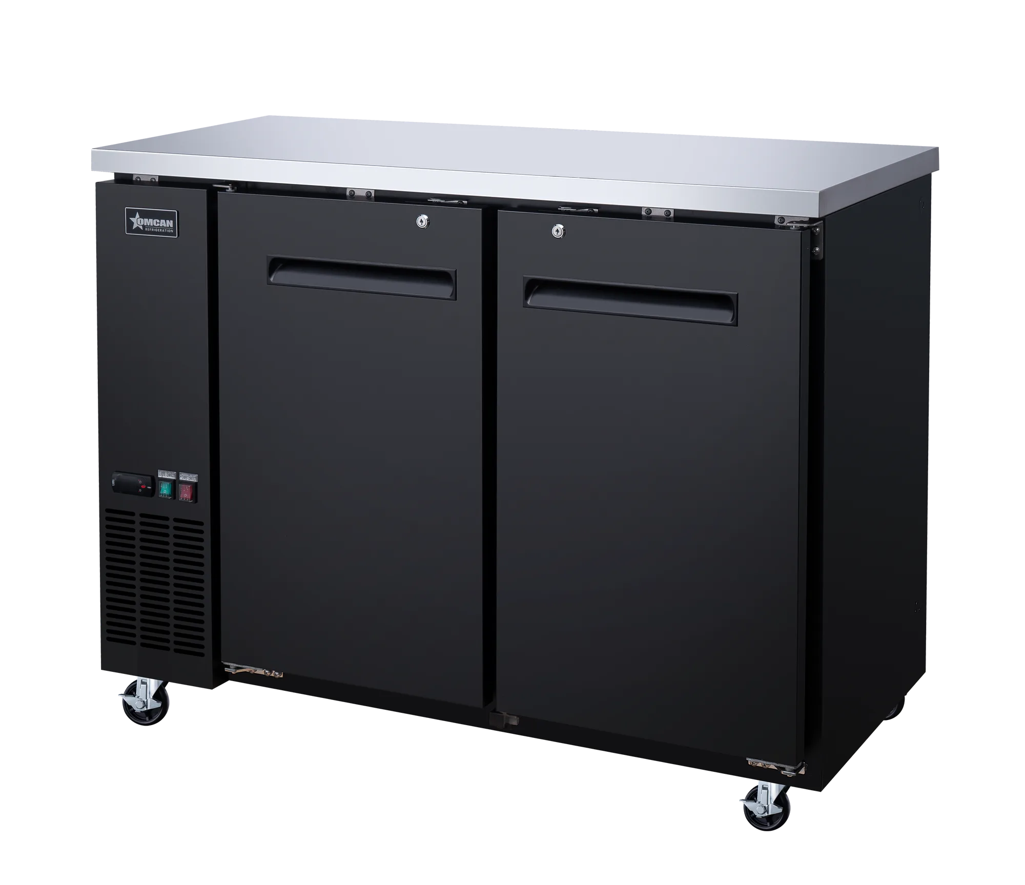 49" Solid 2-Door Bottle Cooler, 11.8 cu.ft. (335 L)