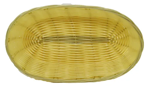 Long Oval Natural Woven Basket 9″ x 4.25″ x 2″