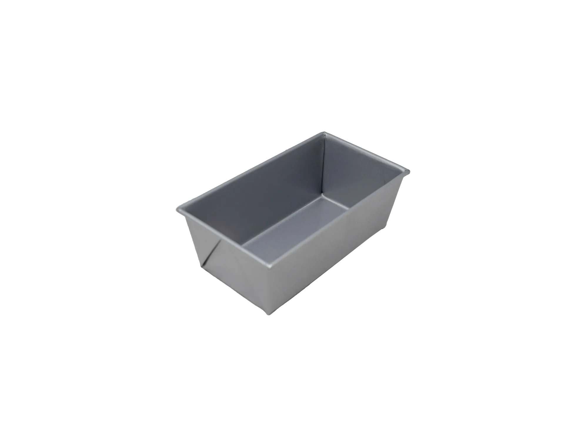 5 - 5/8" x 3-1/8" x 2-3/16" Glazed Aluminized Steel Bread Loaf Pan