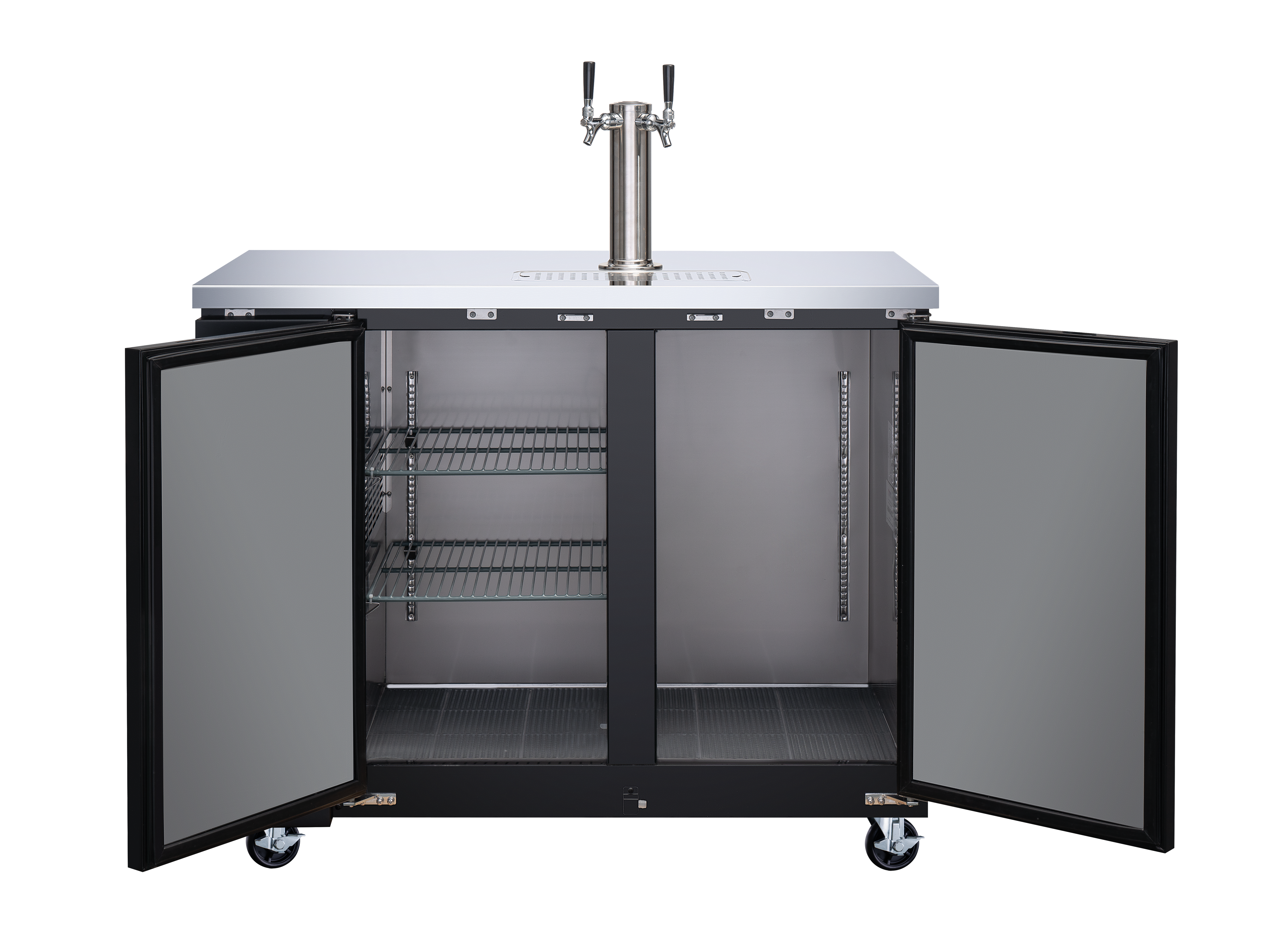 49″ Two (2) Door Kegerator / Beer Dispenser with 1 Tap, 11.8 cu.ft. (335 L)