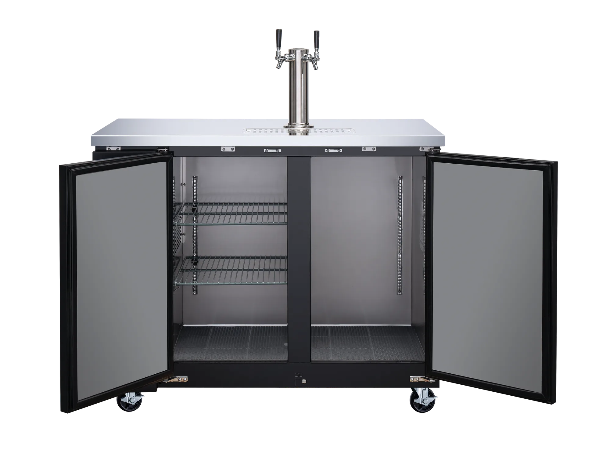 49″ Two (2) Door Kegerator / Beer Dispenser with 1 Tap, 11.8 cu.ft. (335 L)