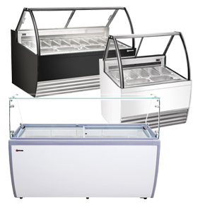 Gelato Display Cases