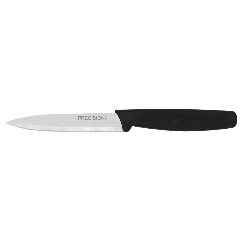 4" Paring Knife with Black Polypropylene Handle
