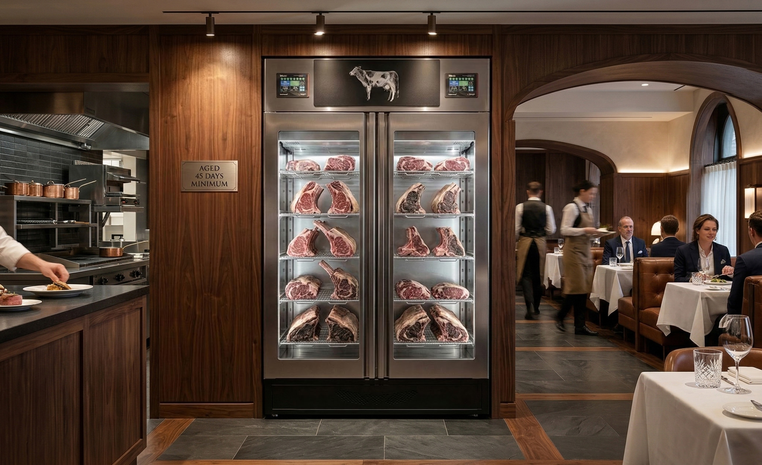 Stagionello® Maturmeat® 100+100 kg Meat Curing Cabinet with ClimaTouch® & Fumotic®