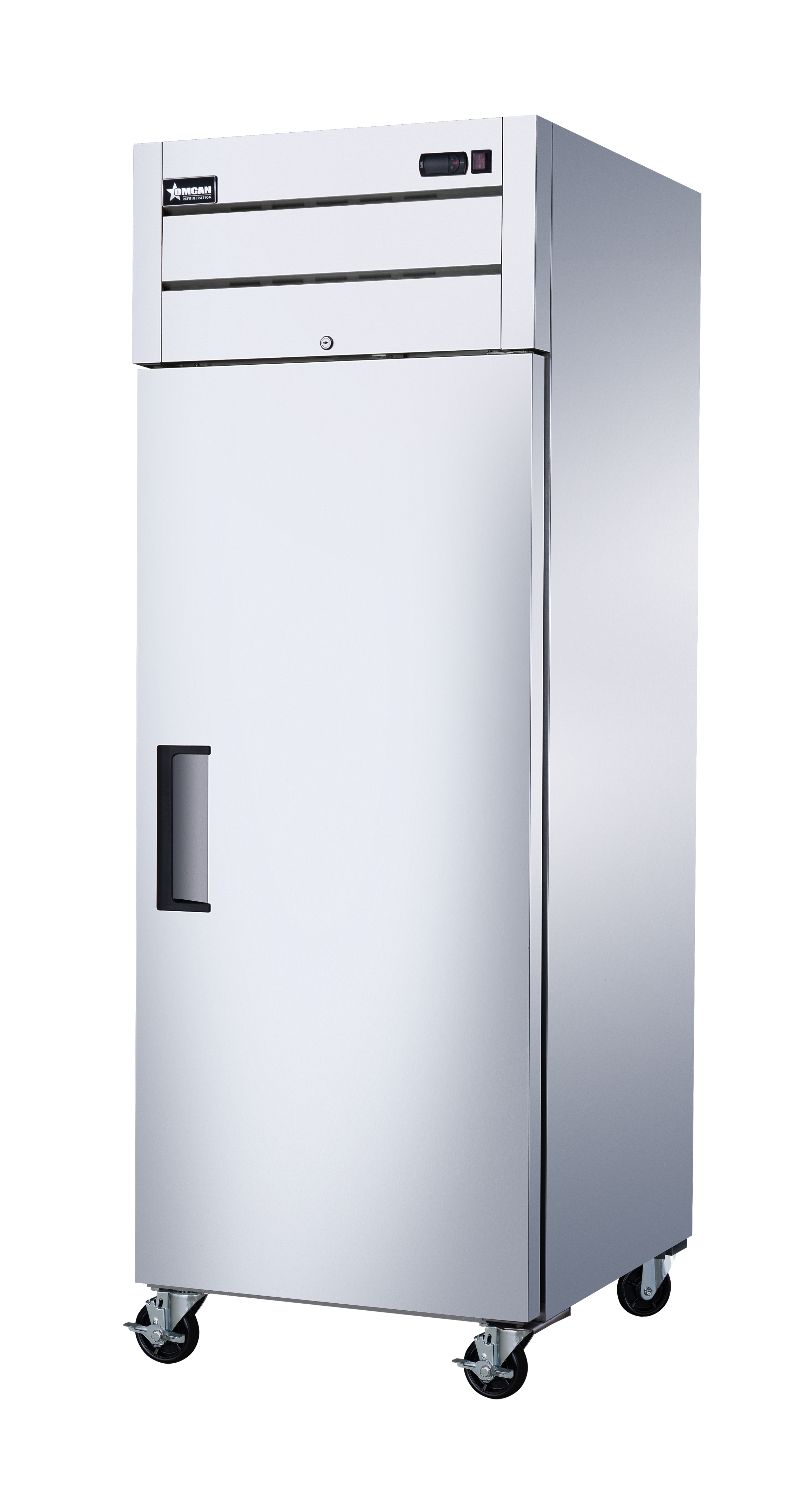 29″ One (1) Door Top Mounted Reach-in Refrigerator, 21.5 cu.ft. (609 L), Stainless Steel