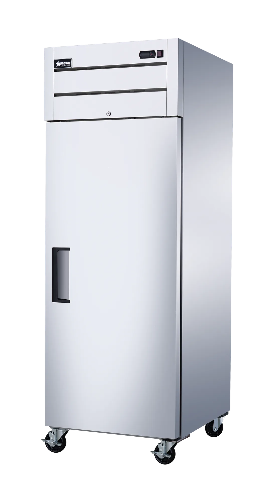 29″ One (1) Door Top Mounted Reach-in Refrigerator, 21.5 cu.ft. (609 L), Stainless Steel