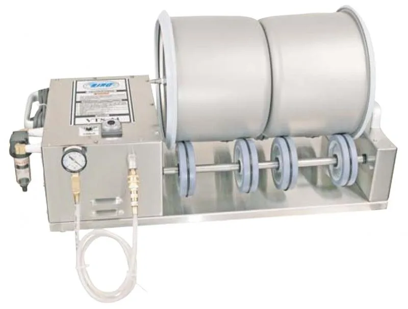 Biro VTS-44 Vacuum Marinating Tumblers with 20 lb capacity Twin Stainless Steel Drums