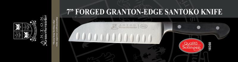 Retail-Ready 7" Santoku Forged G-Edge Slicer