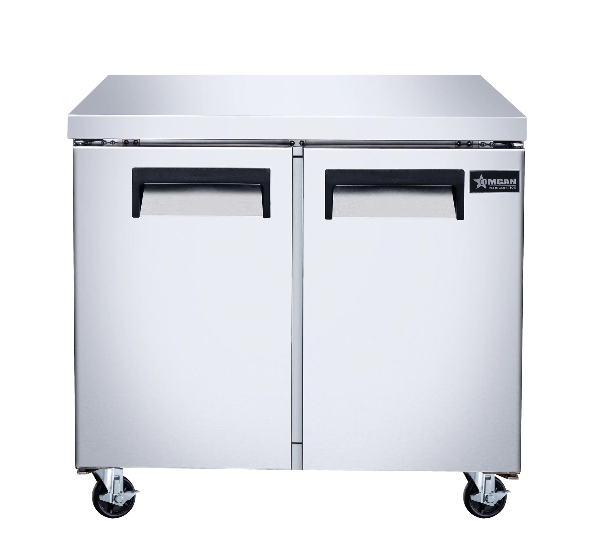36″ Two (2) Door Undercounter Refrigerator, 8.7 cu. ft (246 L), Stainless Steel