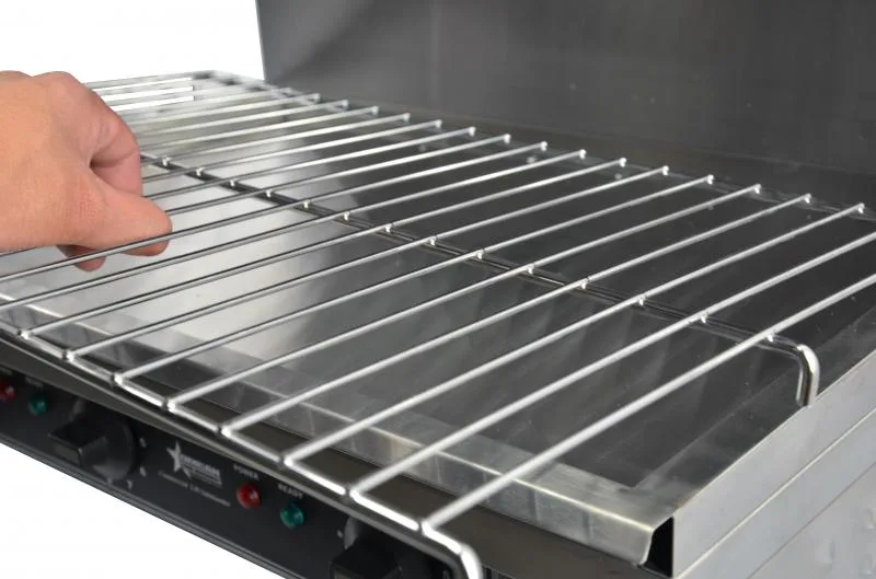 Stainless Steel Quartz Adjustable Salamander with 14″ x 17.71″ Warming Base