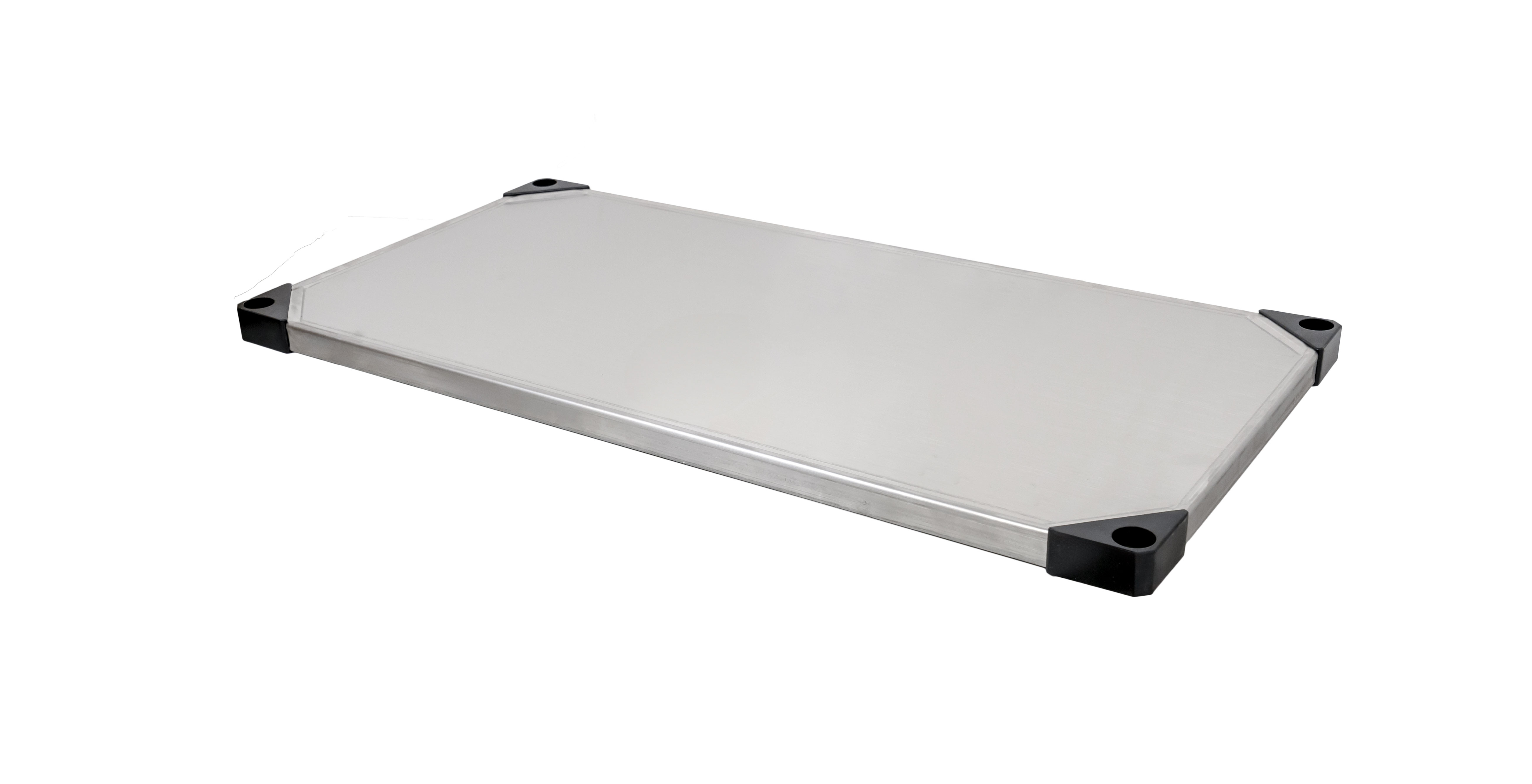 24″ x 72″ Stainless Steel Solid Shelf for Chrome Racks