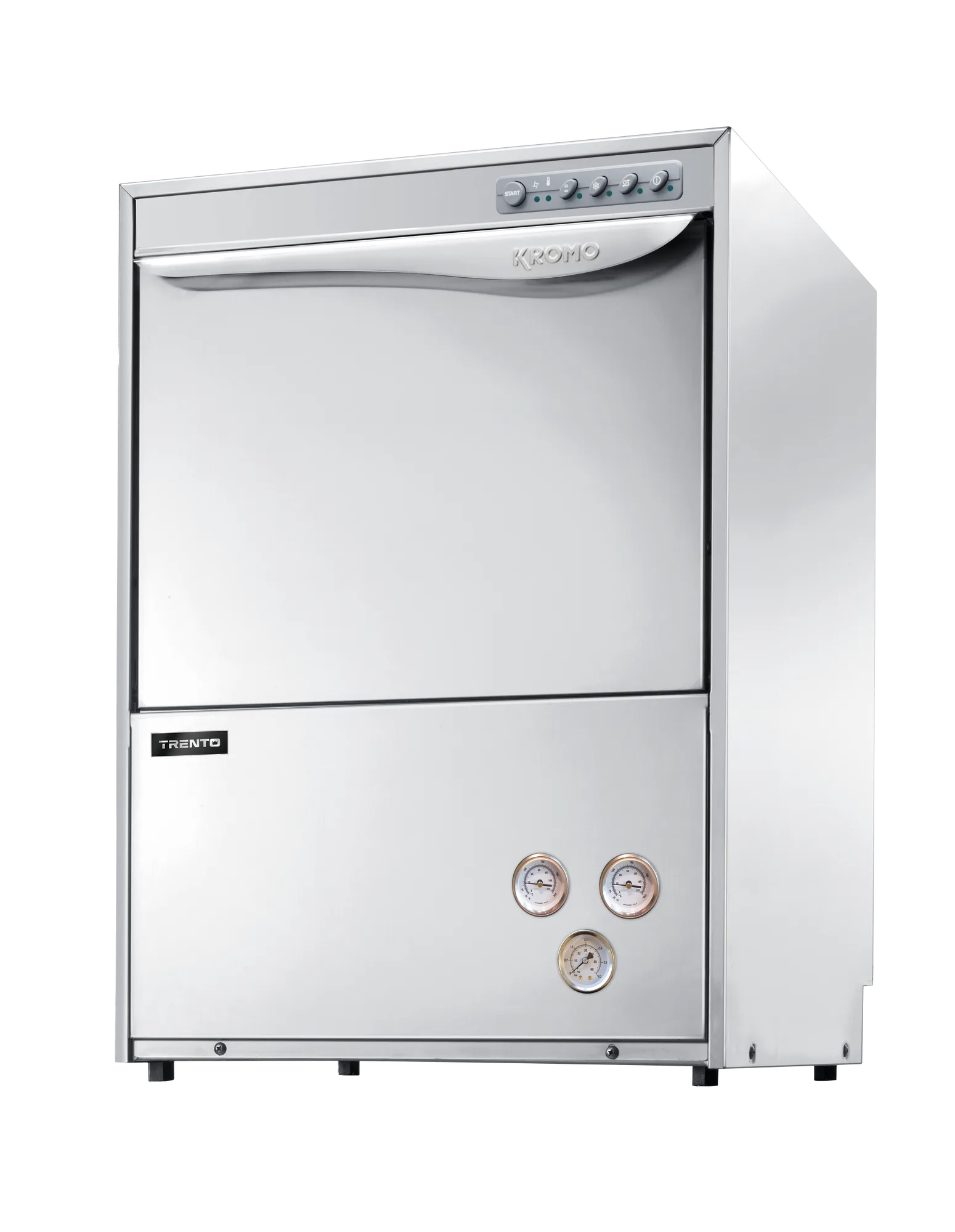 Kromo Dupla-50-USA High-Temperature Undercounter Dishwasher | Trento – 220-240 W, 1 Ph, 7.09 kW