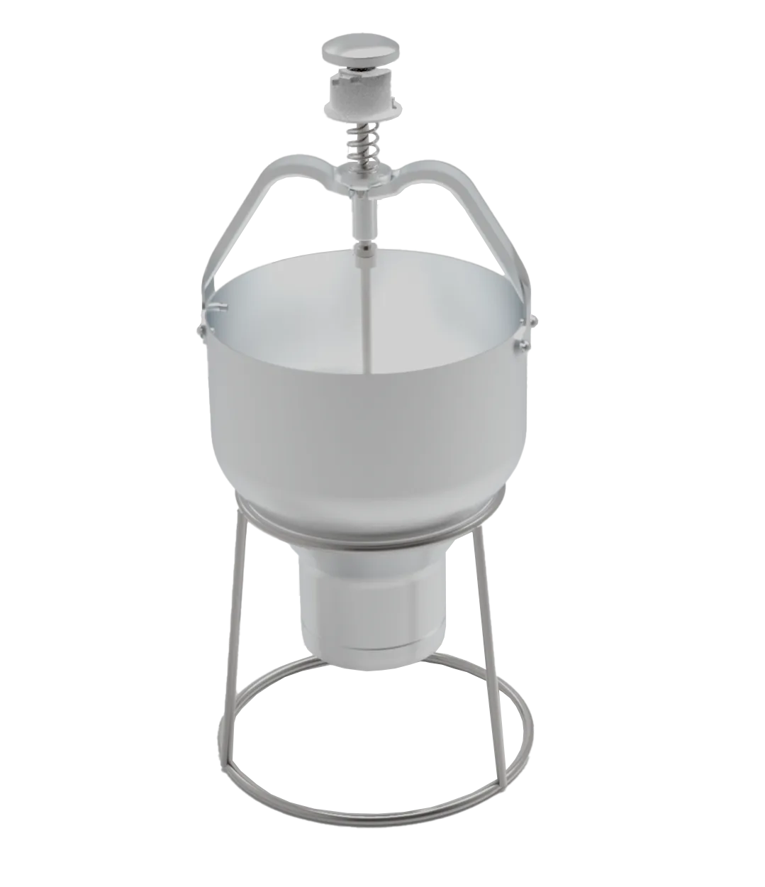 88 oz. Aluminum Pancake / Waffle Batter Dispenser with Stand