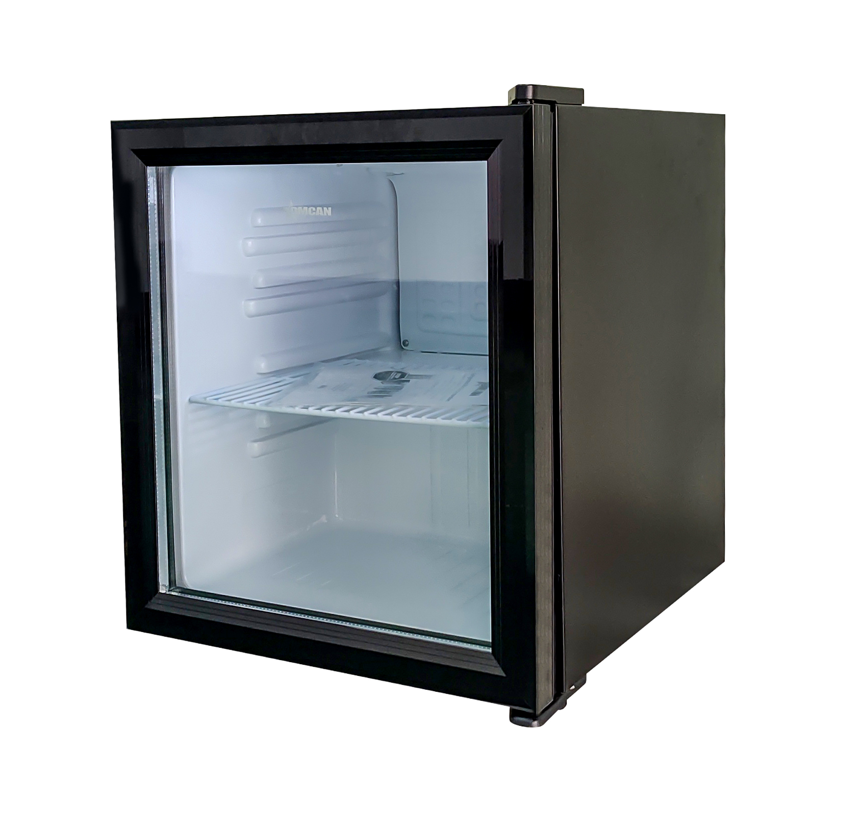 17″ One (1) Glass Door Countertop Display Refrigerator, 1.84 cu.ft. (52 L), Black