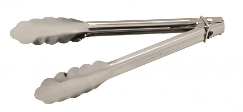 9" Stainless Steel Tongs